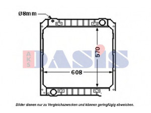 AKS DASIS 400003N radiatorius, variklio aušinimas 
 Aušinimo sistema -> Radiatorius/alyvos aušintuvas -> Radiatorius/dalys
500318696