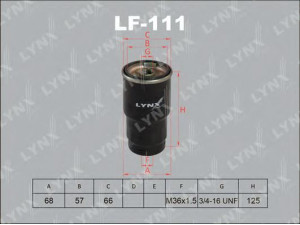 LYNXauto LF-111 kuro filtras 
 Degalų tiekimo sistema -> Kuro filtras/korpusas
23390-64450-000, R2L1-13-ZA5, R2L1-13-ZA5A