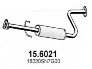ASSO 15.6021 vidurinis duslintuvas 
 Išmetimo sistema -> Duslintuvas
18220SN7G00, GEX33677, WCE103320
