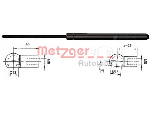 METZGER 2110338 dujinė spyruoklė, bagažinė 
 Priedai -> Bagažinė/pakrovimo skyrius
3509482, 9187315, 9485548