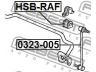 FEBEST HSB-RAF skersinio stabilizatoriaus įvorių komplektas 
 Ašies montavimas/vairavimo mechanizmas/ratai -> Stabilizatorius/fiksatoriai -> Sklendės
51306-S0X-A01