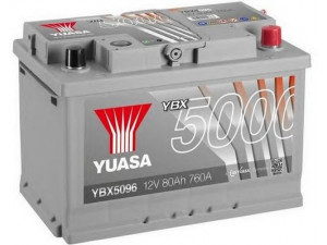 YUASA YBX5096 starterio akumuliatorius 
 Elektros įranga -> Akumuliatorius