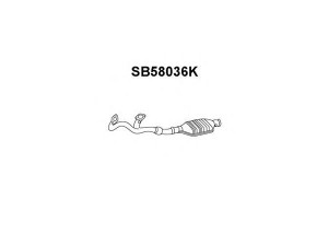 VENEPORTE SB58036K katalizatoriaus keitiklis 
 Išmetimo sistema -> Katalizatoriaus keitiklis
4624102
