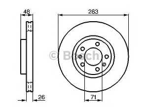 BOSCH 0 986 478 125 stabdžių diskas 
 Dviratė transporto priemonės -> Stabdžių sistema -> Stabdžių diskai / priedai
4246 F4, 4246 F6, 4246 L0, 95 661 813