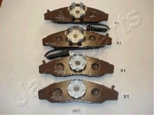 JAPANPARTS PA-997AF stabdžių trinkelių rinkinys, diskinis stabdys 
 Techninės priežiūros dalys -> Papildomas remontas
48130-05100, 48130-05110