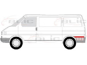 BLIC 6504-03-9558573P sparnas 
 Kėbulas -> Transporto priemonės galas -> Sparnas/montavimo dalys