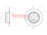 METZGER 6110184 stabdžių diskas 
 Dviratė transporto priemonės -> Stabdžių sistema -> Stabdžių diskai / priedai
34216764647, 34216855001