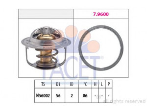 FACET 7.8949 termostatas, aušinimo skystis 
 Aušinimo sistema -> Termostatas/tarpiklis -> Thermostat
21210-AA140