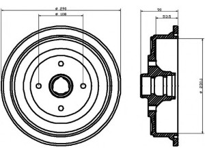 HELLA PAGID 8DT 355 301-521 stabdžių būgnas 
 Stabdžių sistema -> Būgninis stabdys -> Stabdžių būgnas
443501615B, 443501615B, 443501615B