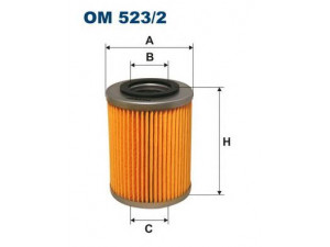 FILTRON OM523/2 alyvos filtras 
 Techninės priežiūros dalys -> Techninės priežiūros intervalai
25067160, 649016, 649021, 93187282