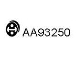 VENEPORTE AA93250 guminė juosta, išmetimo sistema
30873098