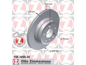 ZIMMERMANN 150.3450.20 stabdžių diskas 
 Dviratė transporto priemonės -> Stabdžių sistema -> Stabdžių diskai / priedai
3421 6 771 970, 3421 6 793 247