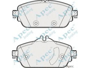 APEC braking PAD2025 stabdžių trinkelių rinkinys, diskinis stabdys
0084203620, 0084203720