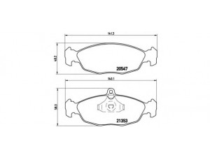 BREMBO P 59 011 stabdžių trinkelių rinkinys, diskinis stabdys 
 Techninės priežiūros dalys -> Papildomas remontas
1605087, 1605455, 1605810, 1605824