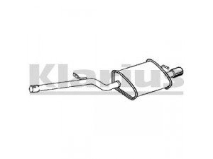 KLARIUS 230965 galinis duslintuvas 
 Išmetimo sistema -> Duslintuvas
8E0253609FR, 8E0253609FR