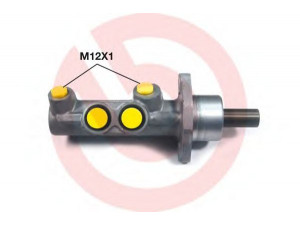 BREMBO M 24 050 pagrindinis cilindras, stabdžiai 
 Stabdžių sistema -> Pagrindinis stabdžių cilindras
1106628, YS612140CA, 010748, 03212322433