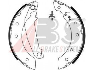 A.B.S. 8854 stabdžių trinkelių komplektas 
 Techninės priežiūros dalys -> Papildomas remontas
3343436, 33434366, 063584