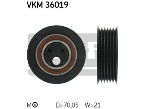 SKF VKM 36019 įtempiklio skriemulys, V formos rumbuotas diržas 
 Diržinė pavara -> V formos rumbuotas diržas/komplektas -> Įtempiklio skriemulys
77 00 862 743