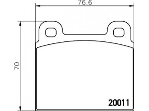 HELLA PAGID 8DB 355 007-011 stabdžių trinkelių rinkinys, diskinis stabdys 
 Techninės priežiūros dalys -> Papildomas remontas
0060713601, 0060723584, 105412205300