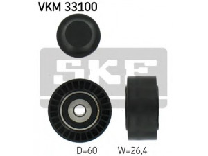 SKF VKM 33100 kreipiantysis skriemulys, V formos rumbuotas diržas 
 Diržinė pavara -> V formos rumbuotas diržas/komplektas -> Laisvasis/kreipiamasis skriemulys
16 114 229 80, 5751.98, 5751.C9