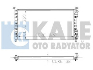 KALE OTO RADYATÖR 102400 radiatorius, variklio aušinimas 
 Aušinimo sistema -> Radiatorius/alyvos aušintuvas -> Radiatorius/dalys
46417050, 46449104, 46548483, 46548485