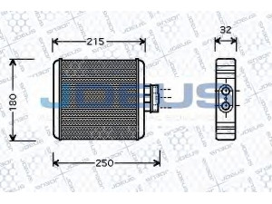 JDEUS 225M08 šilumokaitis, salono šildymas 
 Šildymas / vėdinimas -> Šilumokaitis
6Q0819031, 6R0819031