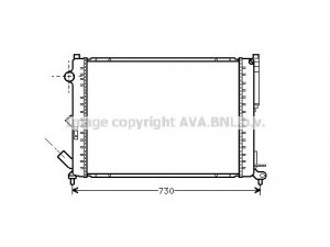 AVA QUALITY COOLING RT2301 radiatorius, variklio aušinimas 
 Aušinimo sistema -> Radiatorius/alyvos aušintuvas -> Radiatorius/dalys
6025310088, 6025403531