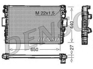 DENSO DRM12003 radiatorius, variklio aušinimas 
 Aušinimo sistema -> Radiatorius/alyvos aušintuvas -> Radiatorius/dalys
500396429