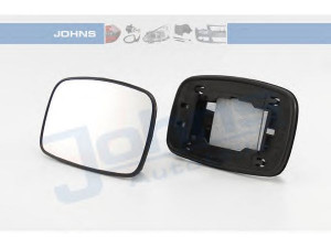 JOHNS 32 01 38-80 veidrodėlio stiklas, išorinis veidrodėlis 
 Kėbulas -> Keleivių kabina -> Veidrodėlis
1 007 638, 1E00 69 123
