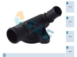 FAE 54365 aušinimo skysčio jungė 
 Aušinimo sistema -> Žarnelės/vamzdeliai/sujungimai -> Jungės
96.186.640.80, 1336.J7