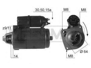 MESSMER 220051 starteris 
 Elektros įranga -> Starterio sistema -> Starteris
44703770, 46231535, 46231540, 5968605