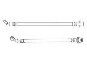 KAWE 514528 stabdžių žarnelė 
 Stabdžių sistema -> Stabdžių žarnelės
9094702D31, 9094702F23, 9094702G15