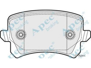 APEC braking PAD1654 stabdžių trinkelių rinkinys, diskinis stabdys 
 Techninės priežiūros dalys -> Papildomas remontas
3C0698451B, 3C0698451C, 5N0698451