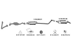 EBERSPÄCHER 082013 išmetimo sistema 
 Išmetimo sistema -> Išmetimo sistema, visa