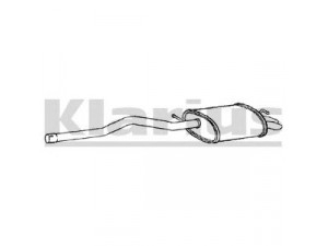KLARIUS 250679 galinis duslintuvas 
 Išmetimo sistema -> Duslintuvas
7H0253609N, 7H0253609N, 7H0253609N