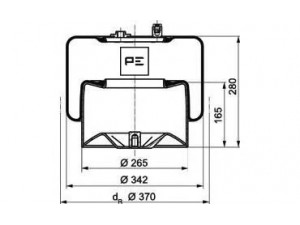 PE Automotive 084.271-72A dėklas, pneumatinė pakaba
942 320 23 21
