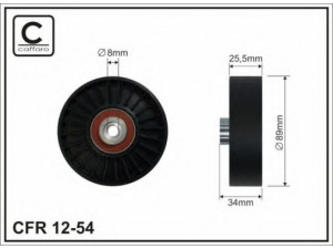 CAFFARO 12-54 kreipiantysis skriemulys, V formos rumbuotas diržas 
 Diržinė pavara -> V formos rumbuotas diržas/komplektas -> Laisvasis/kreipiamasis skriemulys
9135565, 9135567