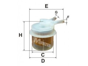 MFILTER BF 03 kuro filtras 
 Techninės priežiūros dalys -> Papildomas remontas
23300-87216, 23300-87216-LOC, 74202-300
