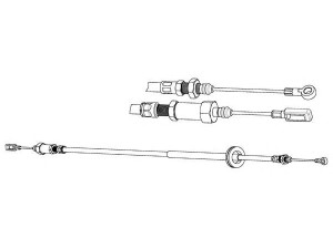KAWE CT02196 trosas, stovėjimo stabdys 
 Stabdžių sistema -> Valdymo svirtys/trosai
4745G4