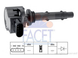 FACET 9.6387 ritė, uždegimas 
 Kibirkšties / kaitinamasis uždegimas -> Uždegimo ritė
A 000 150 19 80, A 000 150 26 80