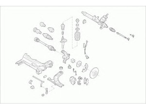 ZF Parts VW-GOLF-FZ045 vairavimo mechanizmas; rato pakaba 
 Ašies montavimas/vairavimo mechanizmas/ratai -> Prekių paieška pagal schemą