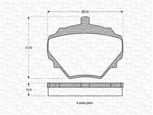 MAGNETI MARELLI 363702160999 stabdžių trinkelių rinkinys, diskinis stabdys 
 Techninės priežiūros dalys -> Papildomas remontas
RTC3164, GBP266, GBP271, RTC3164