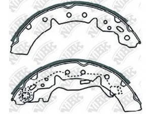 NiBK FN2354 stabdžių trinkelių komplektas 
 Techninės priežiūros dalys -> Papildomas remontas