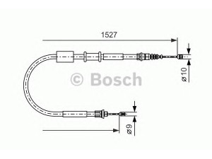 BOSCH 1 987 477 730 trosas, stovėjimo stabdys 
 Stabdžių sistema -> Valdymo svirtys/trosai
7747333, 7747334