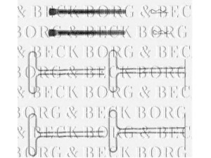 BORG & BECK BBK1018 priedų komplektas, diskinių stabdžių trinkelės 
 Stabdžių sistema -> Diskinis stabdys -> Stabdžių dalys/priedai