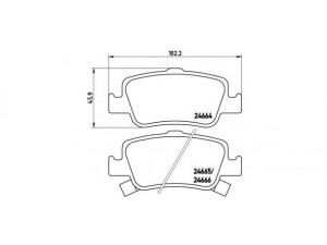 BREMBO P 83 080 stabdžių trinkelių rinkinys, diskinis stabdys 
 Techninės priežiūros dalys -> Papildomas remontas
0446602170, 0446602180, 0446602181