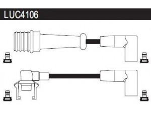 LUCAS ELECTRICAL LUC4106 uždegimo laido komplektas 
 Kibirkšties / kaitinamasis uždegimas -> Uždegimo laidai/jungtys
