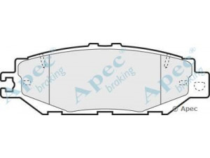 APEC braking PAD864 stabdžių trinkelių rinkinys, diskinis stabdys 
 Techninės priežiūros dalys -> Papildomas remontas
0446640040, 0446650020, 0446650030