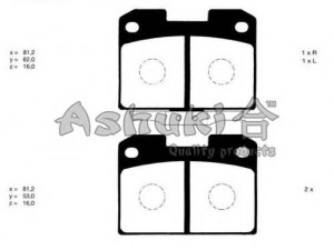 ASHUKI C009-85 stabdžių trinkelių rinkinys, diskinis stabdys 
 Techninės priežiūros dalys -> Papildomas remontas
0 986 461 145/BOSCH, 2349201/TEXTAR