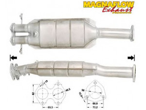 MAGNAFLOW 80063 katalizatoriaus keitiklis 
 Išmetimo sistema -> Katalizatoriaus keitiklis
60510808